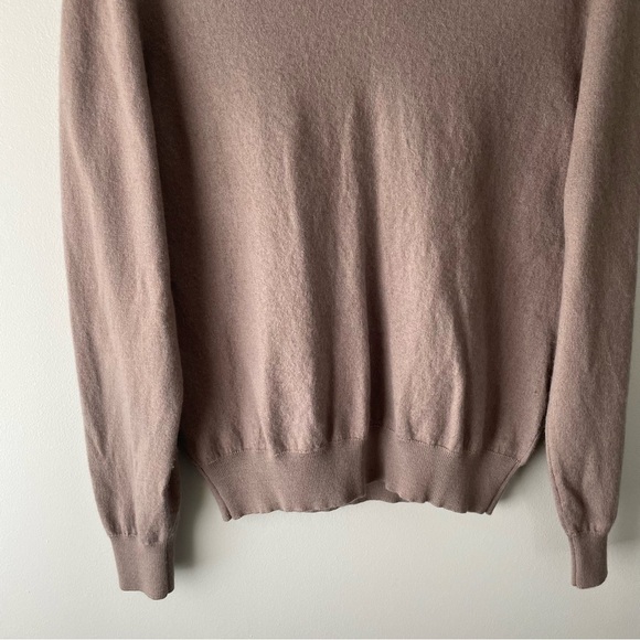 Britches Merino Wool Vneck Pullover Knit Sweater Taupe Mens Size Medium - Picture 5 of 8